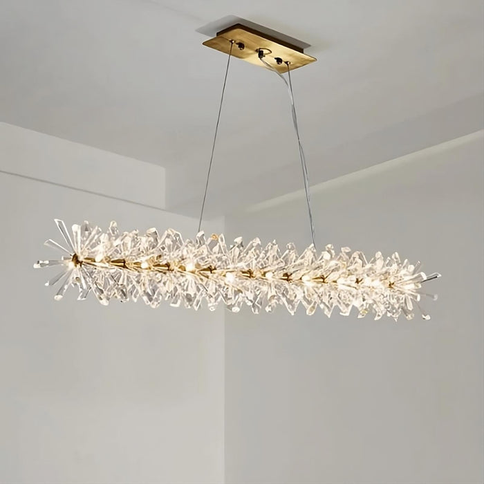Mira 40" Crystal Dining Room Chandelier-DWHOME
