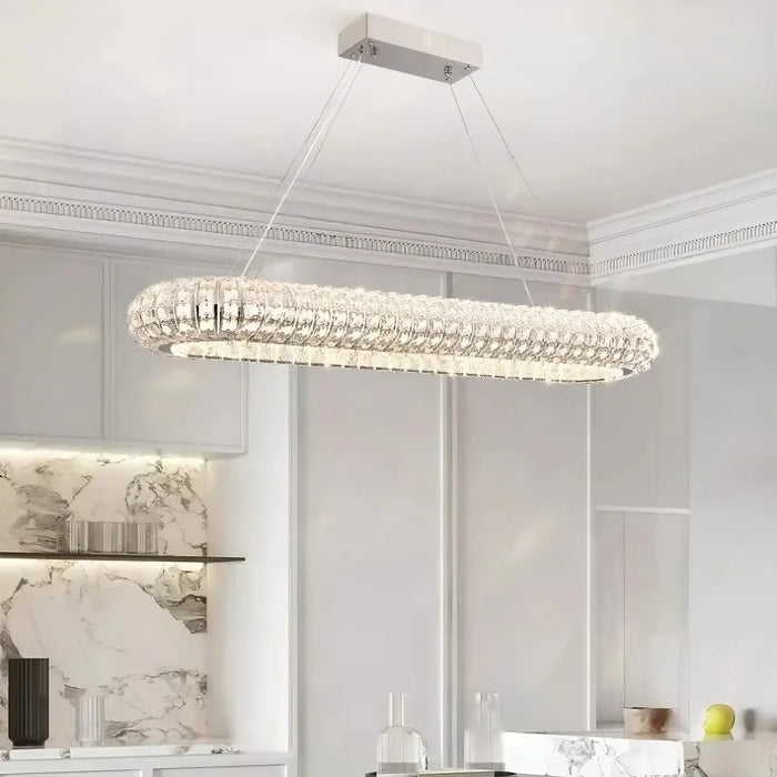 Bacci Crystal Modern Chandelier-DWHOME
