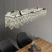 Bacci Crystal Modern Dining Room Light Fixture 47"-DWHOME