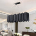 Vigo Rectangle Chandelier, Black - DWHOME