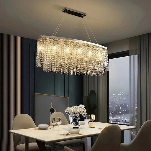Alleri Crystal Dining Room Modern Chandelier-DWHOME