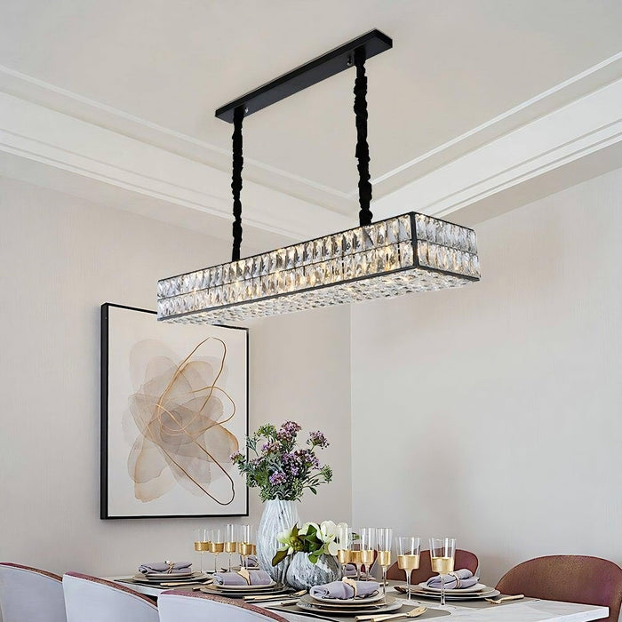 Bacci Kitchen Island Modern Crystal Chandelier - DWHOME
