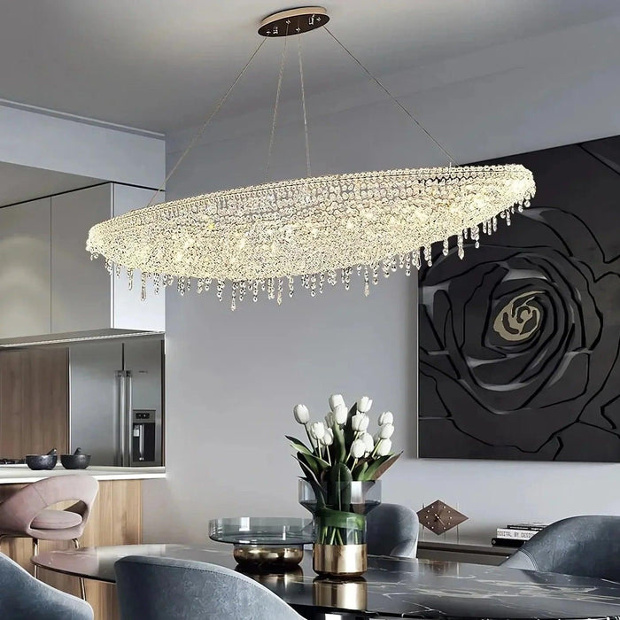 Alleri Crystal Chandelier For Dining Room - DWHOME