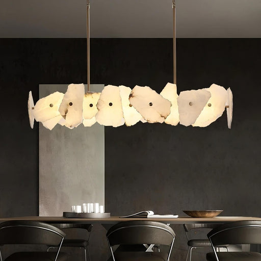 Natural Marble Dining Room Chandelier-DWHOME