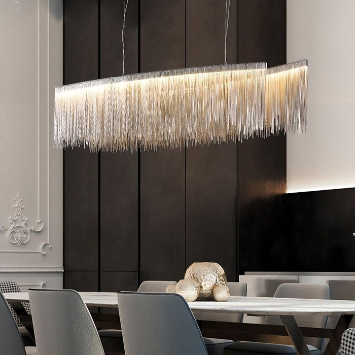 Cadena Stainless Steel Dining Room Chandelier - DWHOME