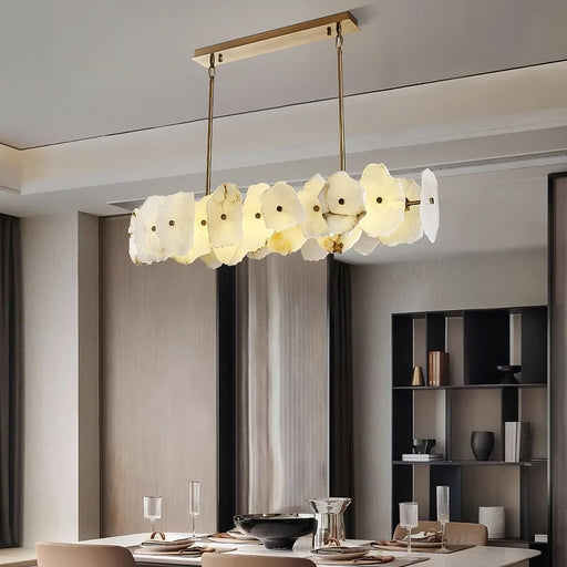 Natural Marble Dining Room Chandelier-DWHOME