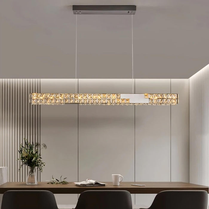 Bacci 47" Crystal Dining Room Chandelier-DWHOME