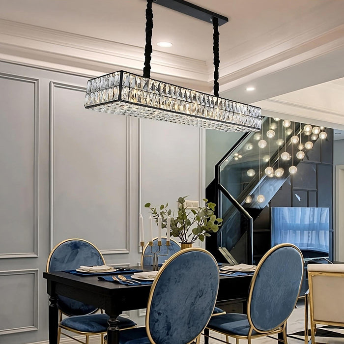 Bacci Kitchen Island Modern Crystal Chandelier - DWHOME