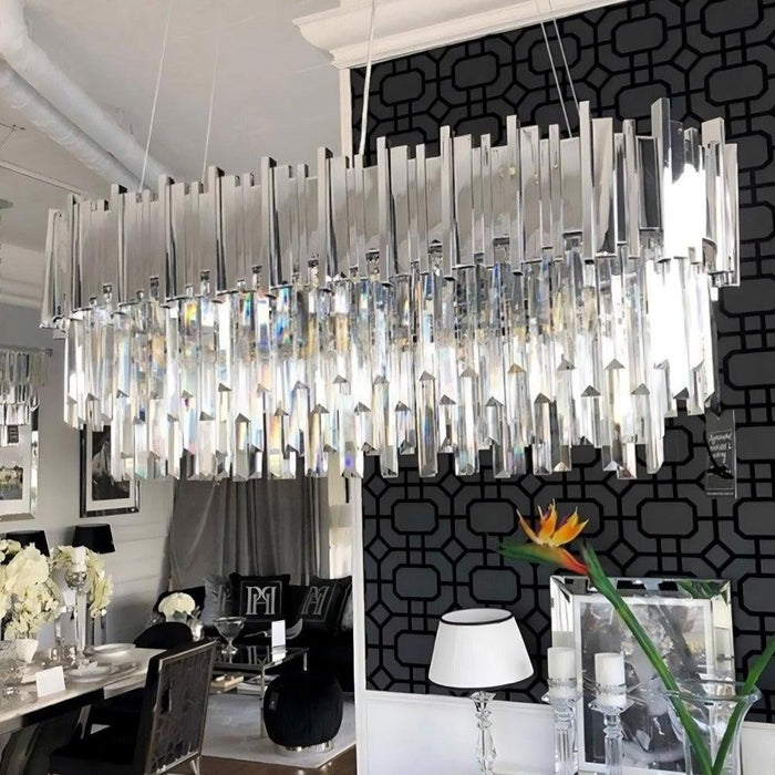 Gio 47" Crystal Dining Room Chandelier - DWHOME