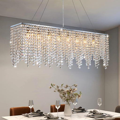 Alleri 40" Crystal Kitchen Island Chandelier-DWHOME