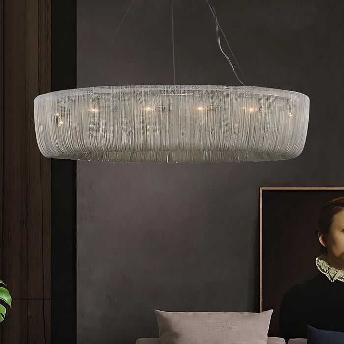 Cadena Chain Tassel Chandelier-DWHOME