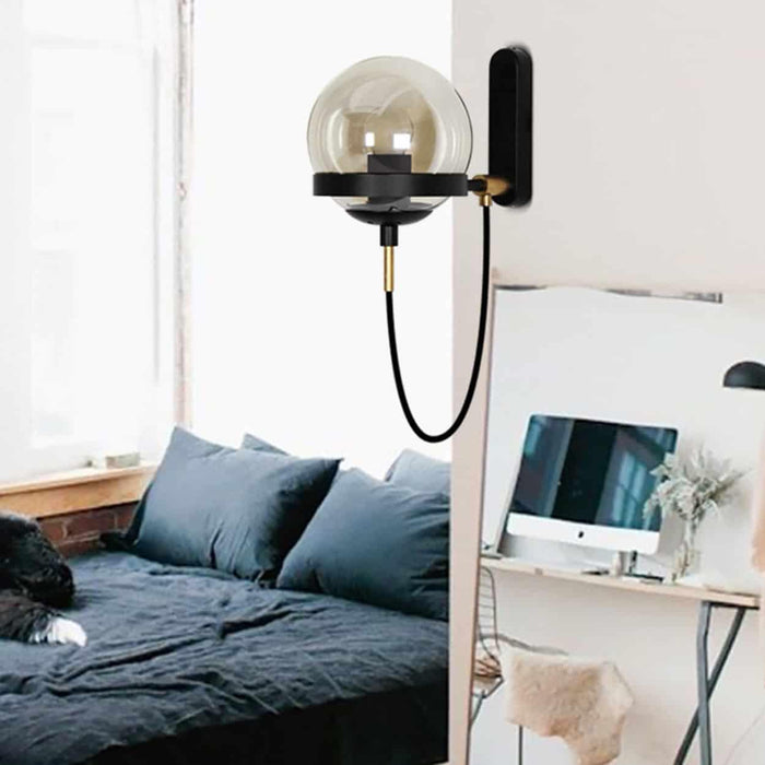 DORIT Vintage Globe Wall Lamp - DWHOME