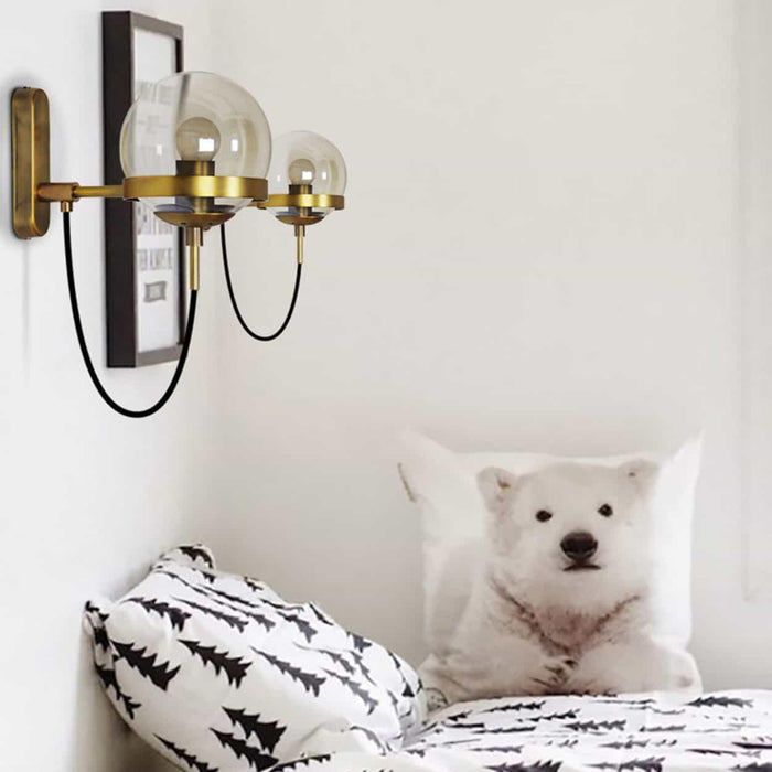 DORIT Vintage Globe Wall Lamp - DWHOME