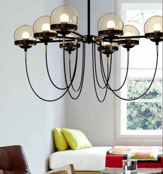 Doritas Vintage Globe Glowing Orbs Hanging Lamp - DWHOME