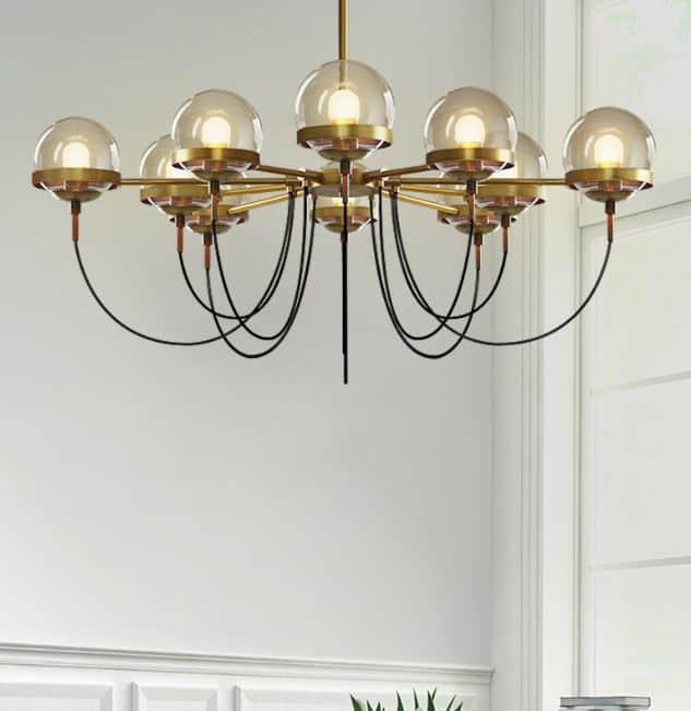 Doritas Vintage Globe Glowing Orbs Hanging Lamp - DWHOME