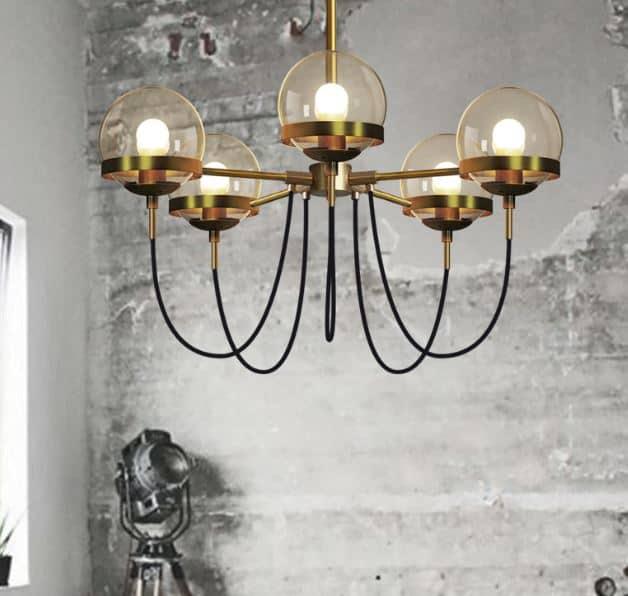 Doritas Vintage Globe Glowing Orbs Hanging Lamp - DWHOME