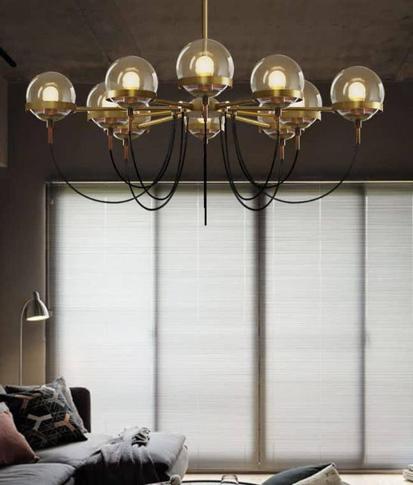 Doritas Vintage Globe Glowing Orbs Hanging Lamp - DWHOME