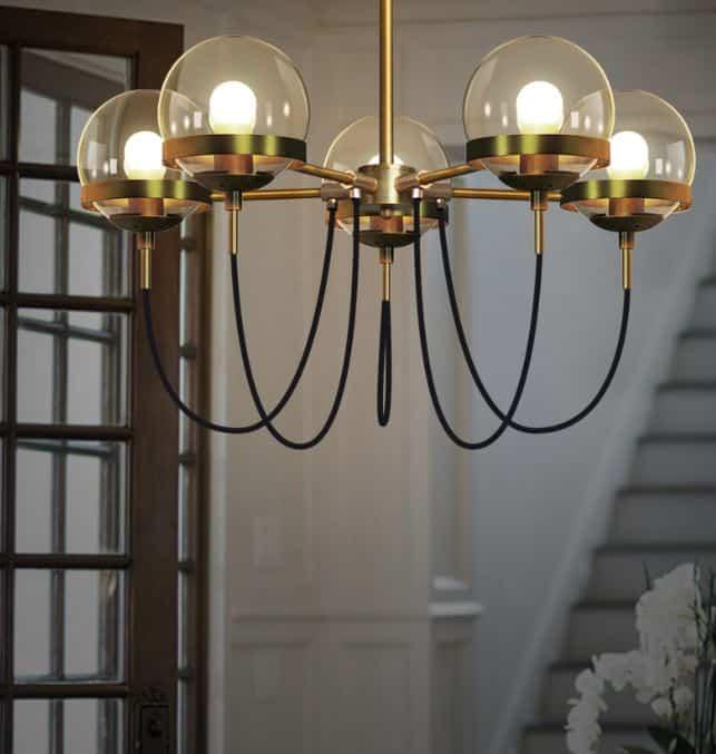 Doritas Vintage Globe Glowing Orbs Hanging Lamp - DWHOME