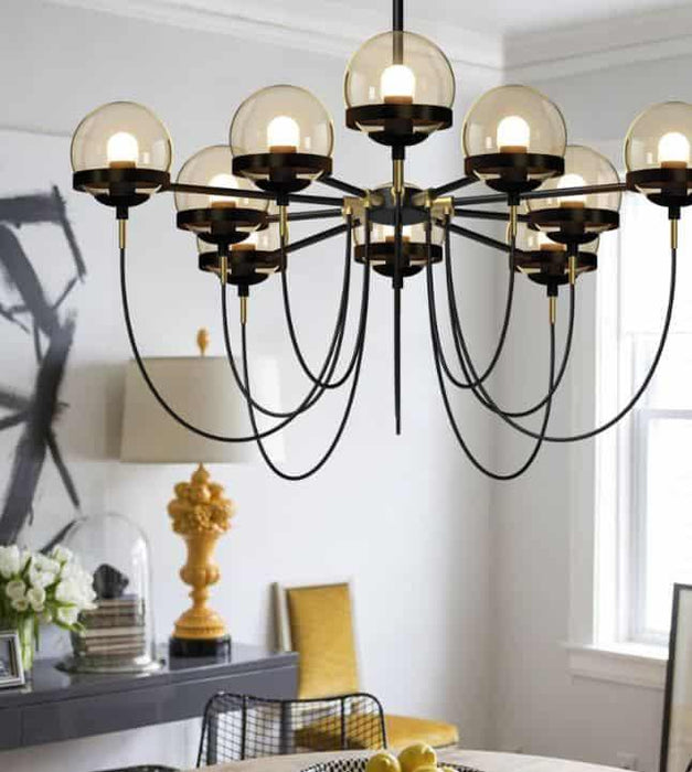 Doritas Vintage Globe Glowing Orbs Hanging Lamp - DWHOME