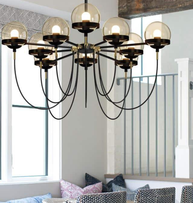 Doritas Vintage Globe Glowing Orbs Hanging Lamp - DWHOME