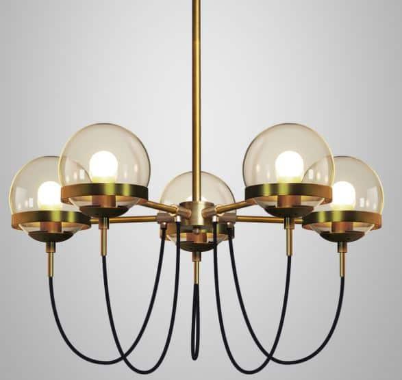 Doritas Vintage Globe Glowing Orbs Hanging Lamp - DWHOME