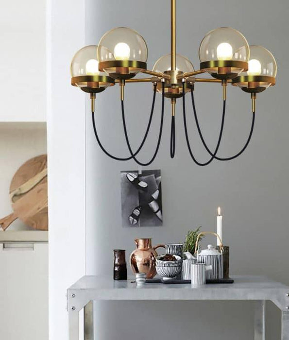 Doritas Vintage Globe Glowing Orbs Hanging Lamp - DWHOME