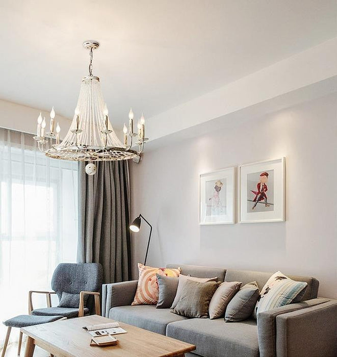 Dorset Crystal Chandelier-DWHOME