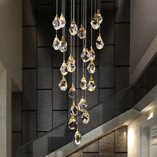 Diamante Crystal Pendant Chandelier-DWHOME