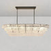 Ghiaccio Oval Chandelier 54''65''-DWHOME