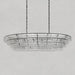 Ghiaccio Oval Chandelier 54''65''-DWHOME