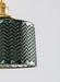 Emerald Fluted Dome Glass With Brass Fitting Art Deco Pendant Light - DWHOME