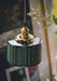 Emerald Fluted Dome Glass With Brass Fitting Art Deco Pendant Light - DWHOME