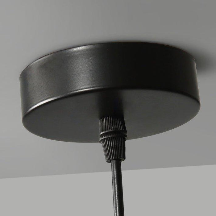Enzo minimalist curve tinted glass shade pendant light - DWHOME