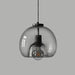 Enzo minimalist curve tinted glass shade pendant light - DWHOME