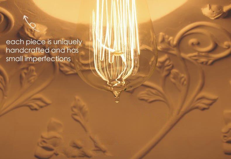 Epernay Garden Concrete Pendant Light. Elegant Design With Resin Cement Cast. - DWHOME