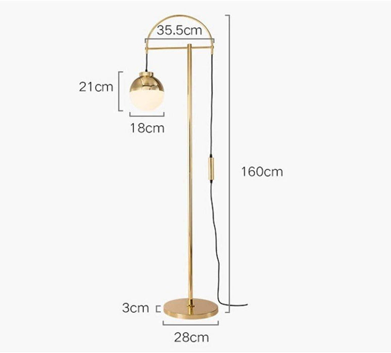 Erling Contemporary Streamlined Floor Lamp - DWHOME