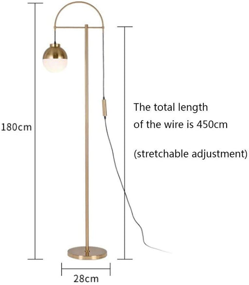 Erling Contemporary Streamlined Floor Lamp - DWHOME