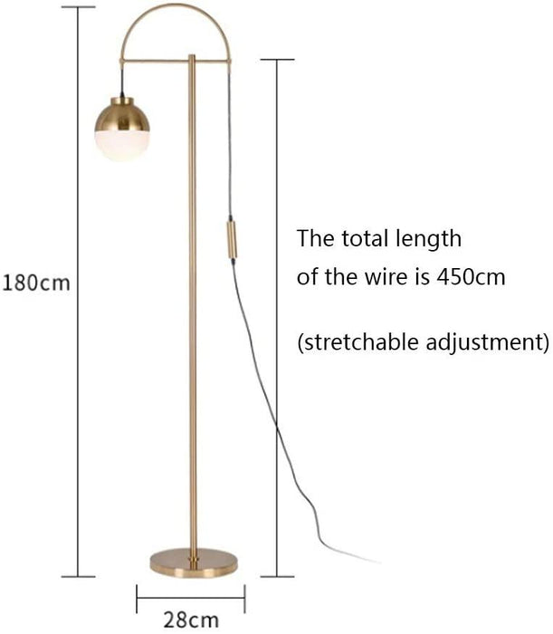Erling Contemporary Streamlined Floor Lamp - DWHOME
