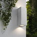 Ernarj Rectangular Twin Shine Cement Wall Lamp - DWHOME