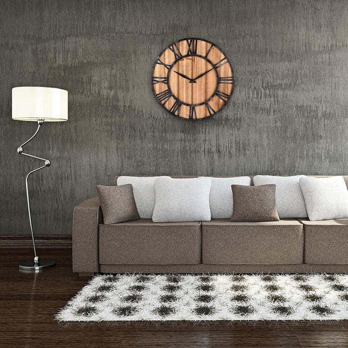 European Style Wooden Wall Clock - DWHOME