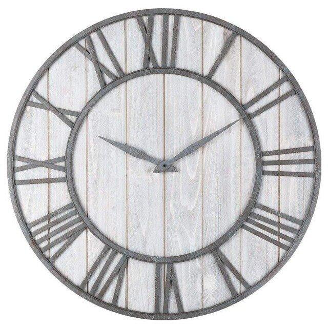 European Style Wooden Wall Clock - DWHOME