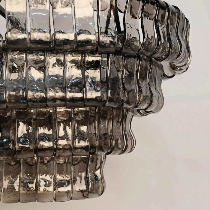 Ghiaccio Oval Chandelier 54''65''-DWHOME