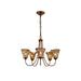 Franklin Amber Chandelier-DWHOME