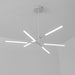 Faro minimalist all white pendant light chandelier - DWHOME