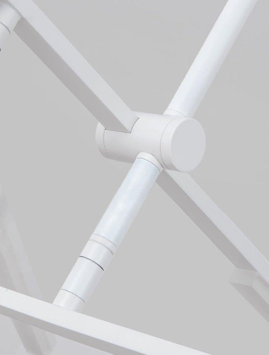 Faro minimalist all white pendant light chandelier - DWHOME