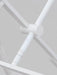Faro minimalist all white pendant light chandelier - DWHOME