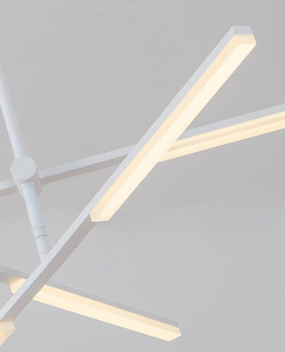 Faro minimalist all white pendant light chandelier - DWHOME