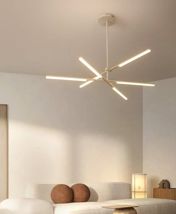 Faro minimalist all white pendant light chandelier - DWHOME
