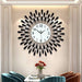 Feather Sun Wall Clock - DWHOME