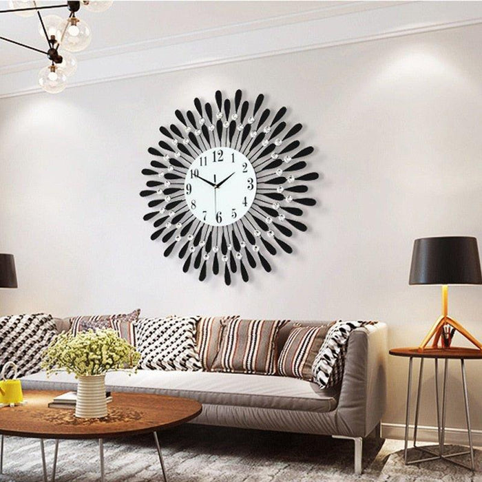 Feather Sun Wall Clock - DWHOME